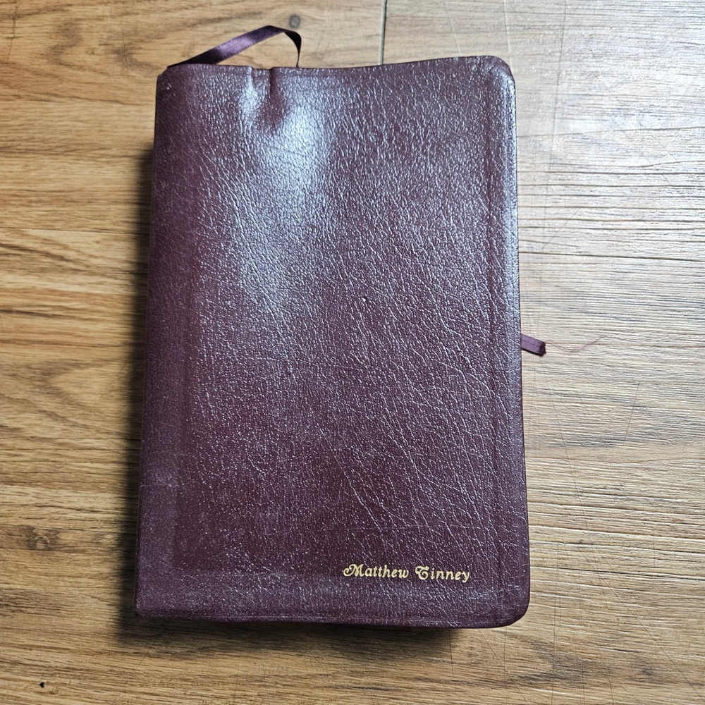 Amplified Holy Bible Large Print Burgundy Bonded Leather 1987 AMP Ed. Zondervan